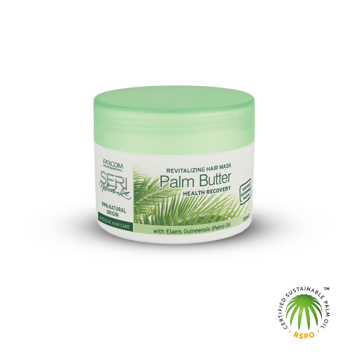 Eonia Seri Natural Line palm butter 300ml hair product sustainable logo