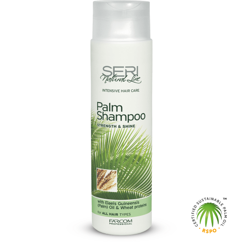 Eonia Seri Natural Line palm shampoo 250ml hair product sustainable logo